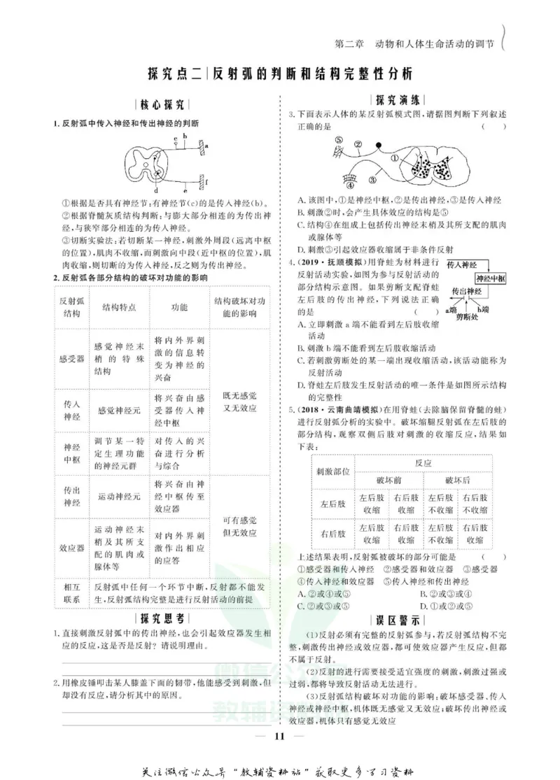 名师同步导学生物人教版必修3_名师同步导学_高中生物