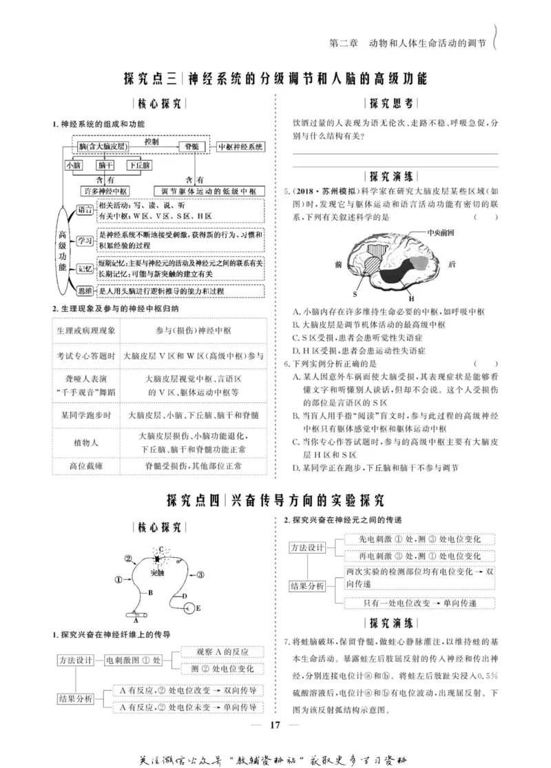 名师同步导学生物人教版必修3_名师同步导学_高中生物