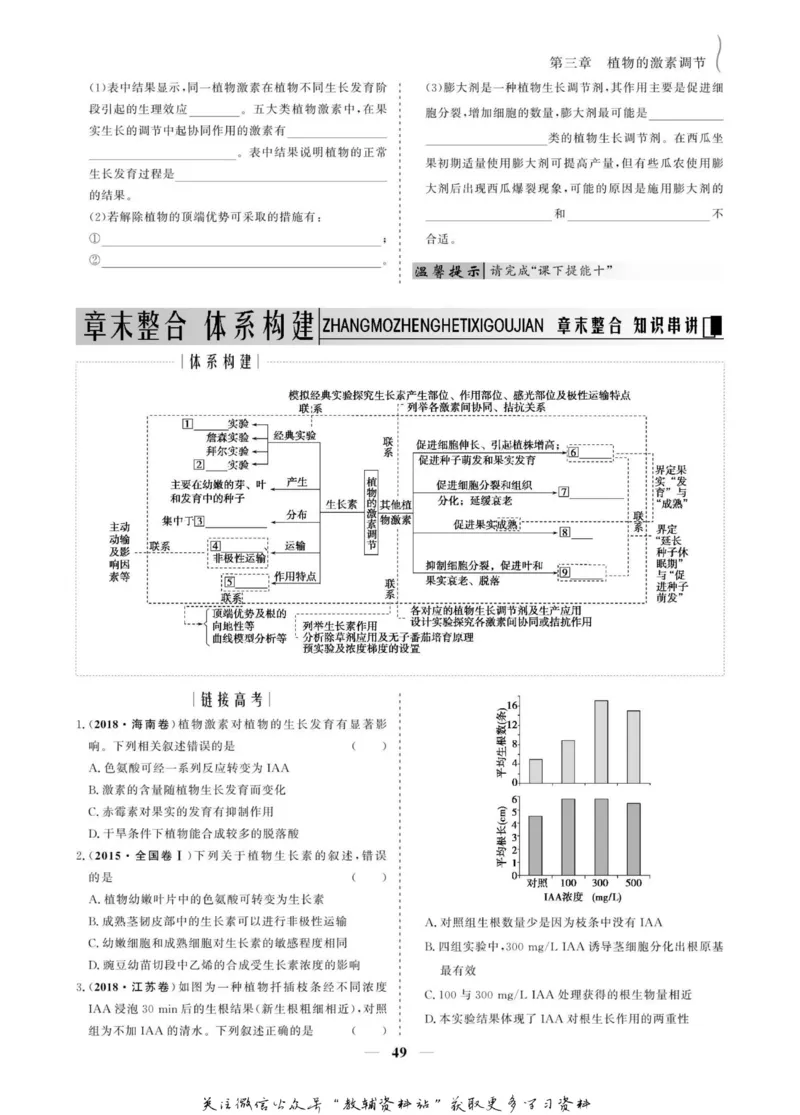 名师同步导学生物人教版必修3_名师同步导学_高中生物