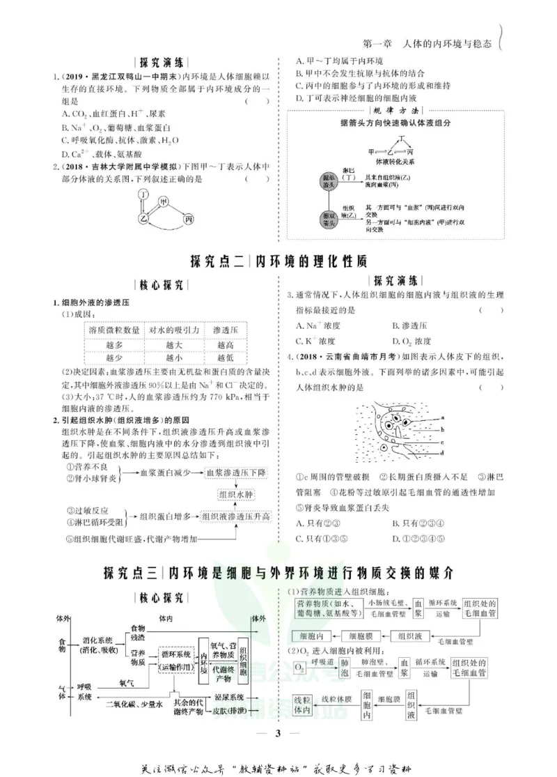 名师同步导学生物人教版必修3_名师同步导学_高中生物