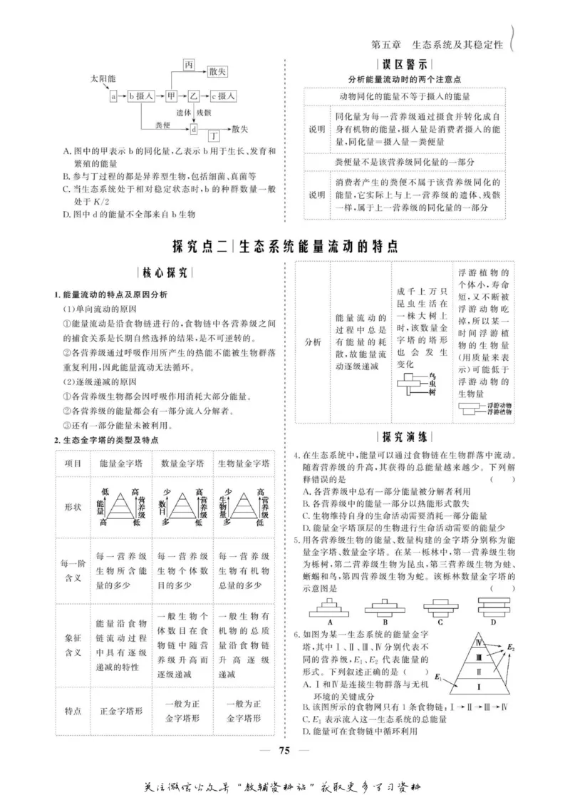 名师同步导学生物人教版必修3_名师同步导学_高中生物