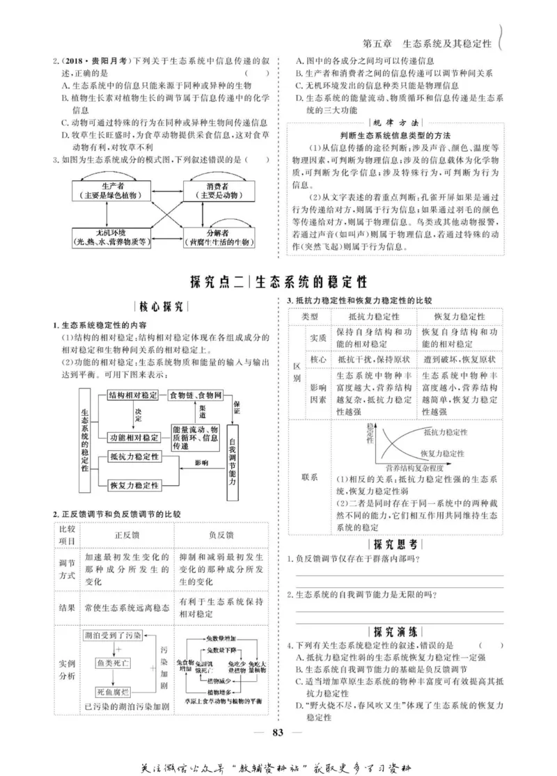 名师同步导学生物人教版必修3_名师同步导学_高中生物