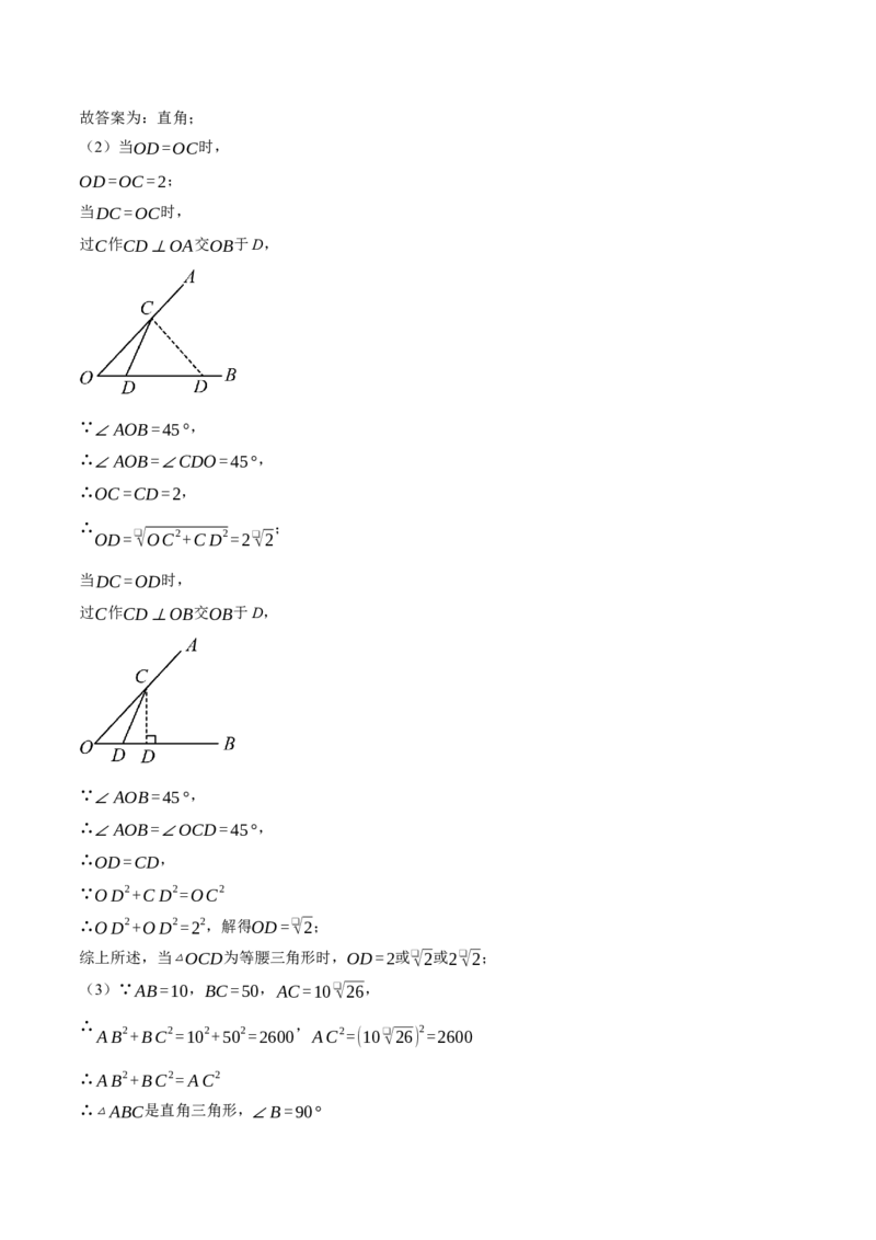 专题17.3利用勾股定理的逆定理求解（压轴题专项讲练）（人教版）（学生版）_初中数学_八年级数学下册（人教版）_压轴题专项-V5_2025版