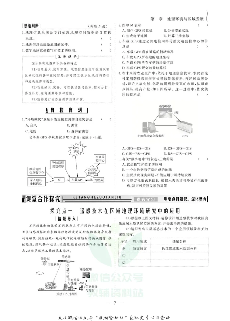名师同步导学地理人教版必修3_名师同步导学_高中地理