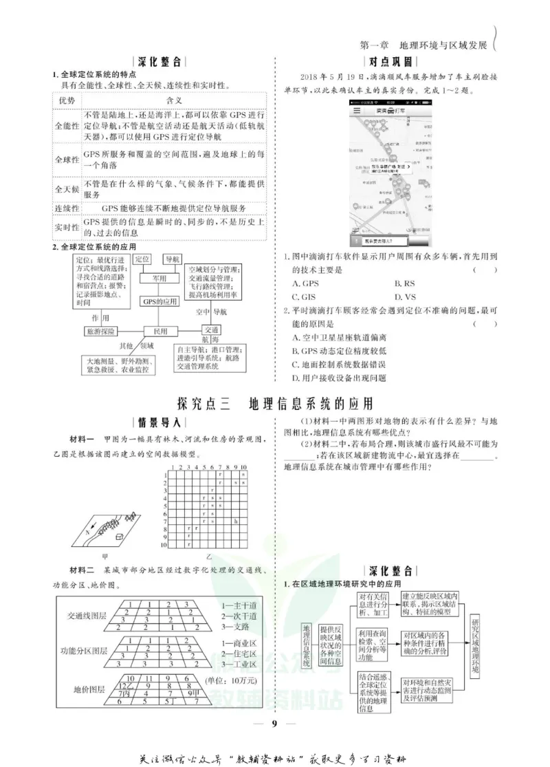 名师同步导学地理人教版必修3_名师同步导学_高中地理