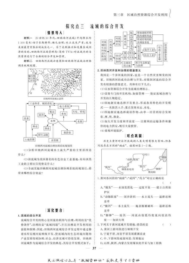 名师同步导学地理人教版必修3_名师同步导学_高中地理