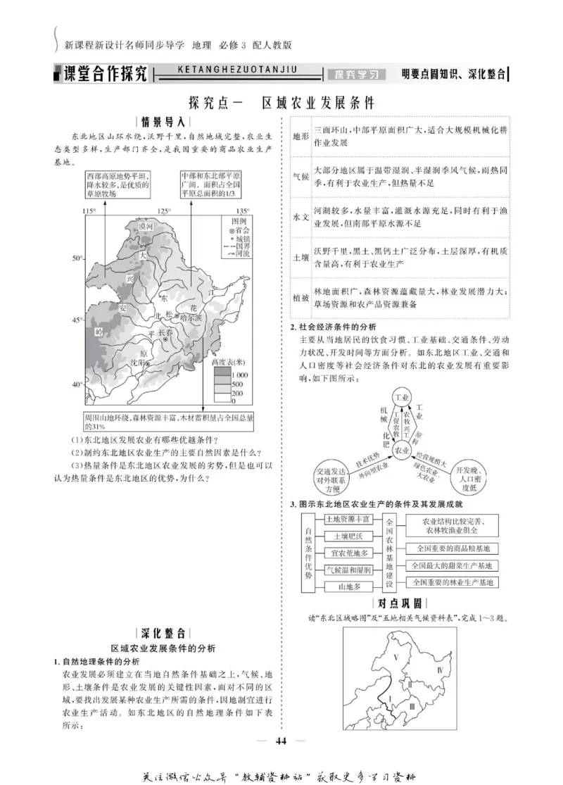名师同步导学地理人教版必修3_名师同步导学_高中地理