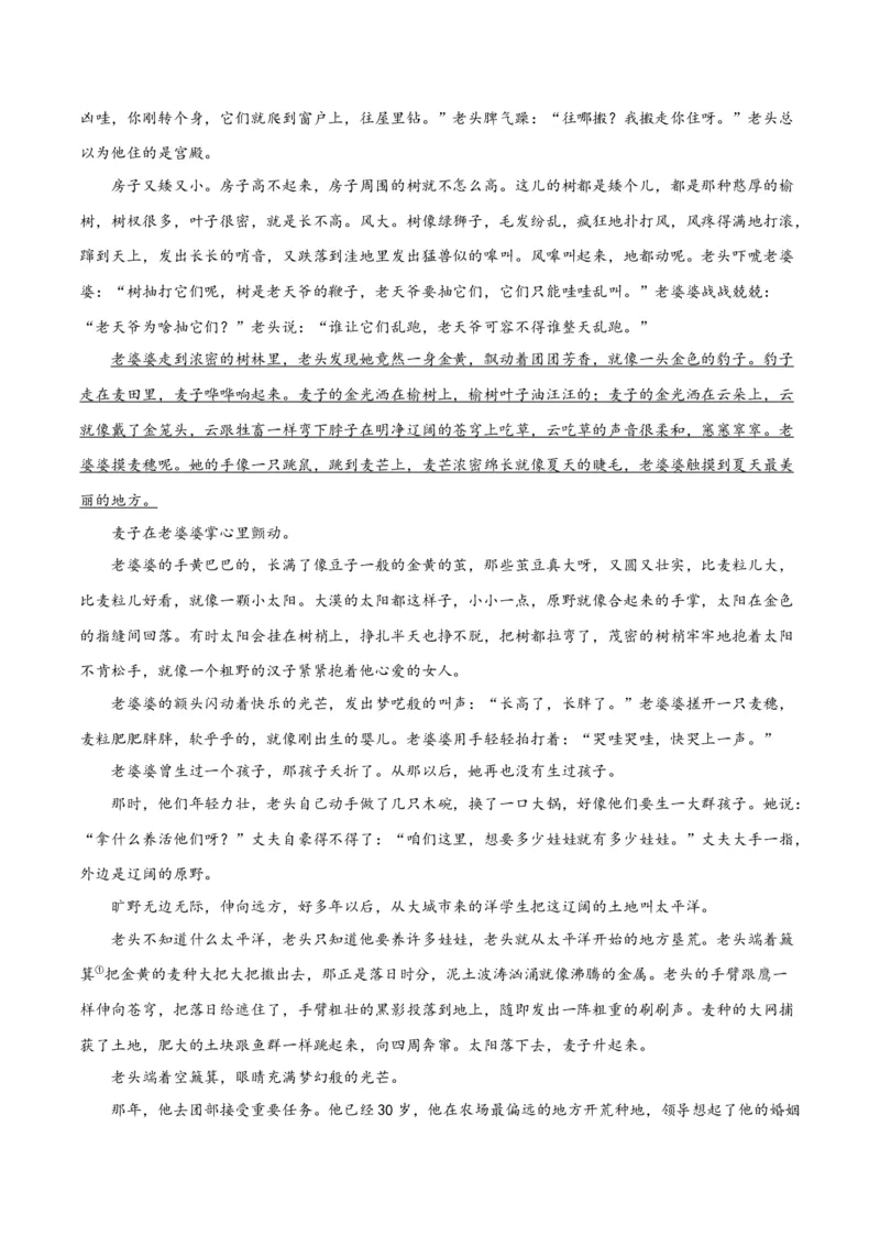 解密07文学类文本阅读小说之艺术技巧分析（讲义）（原卷版）_01高考语文_新高考复习资料_2024年新高考资料_二轮复习资料_讲义