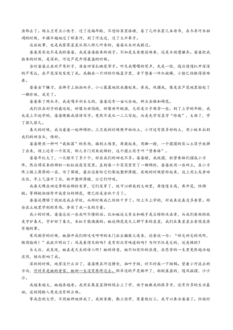 重难点06现代文阅读II小说阅读中情节与环境分析（解析版）_01高考语文_4.22024年新高考资料_3.2024专项复习_2024年高考语文热点&middot;重点&middot;难点专练（新高考专用）