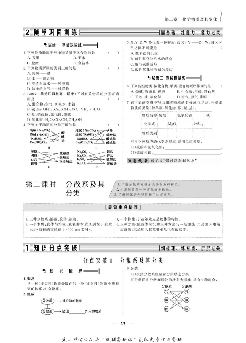 名师同步导学化学人教版必修1_名师同步导学_高中化学