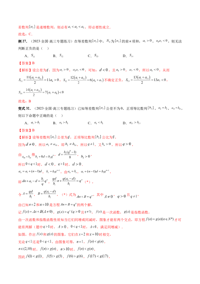 第02讲等差数列及其前n项和（十大题型）（讲义）（解析版）_2.2025数学总复习_2024年新高考资料_1.2024一轮复习_2024年高考数学一轮复习讲练测（新教材新高考）_第六章数列
