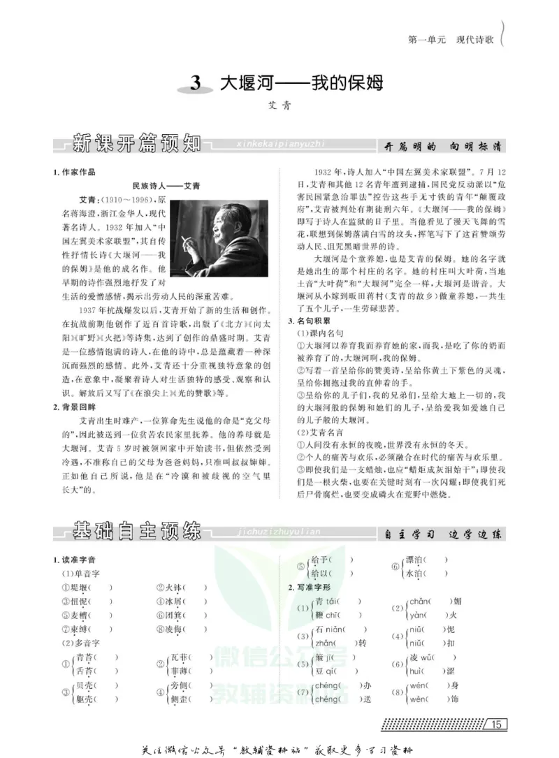 名师同步导学语文人教版必修1_名师同步导学_高中语文