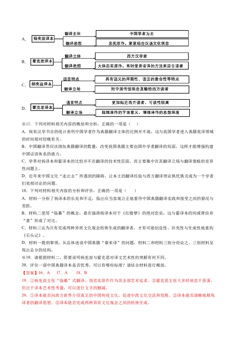 重难点01现代文阅读I之文本信息的筛选与整合（解析版）_01高考语文_4.22024年新高考资料_3.2024专项复习_2024年高考语文热点&middot;重点&middot;难点专练（新高考专用）