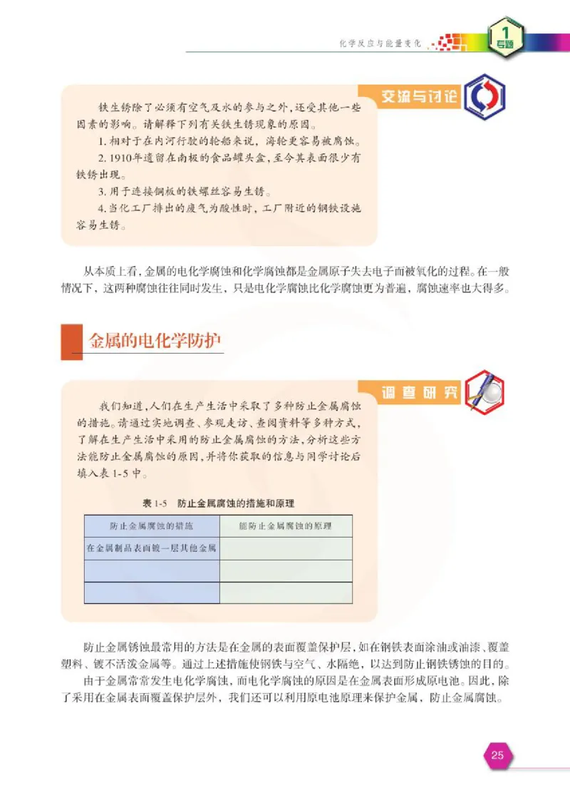 化学化学反应原理（选修）_高中课本电子全科人教版语数英政历地物化生必修选修全套课本PPT_高中课本苏教版_高中化学苏教版