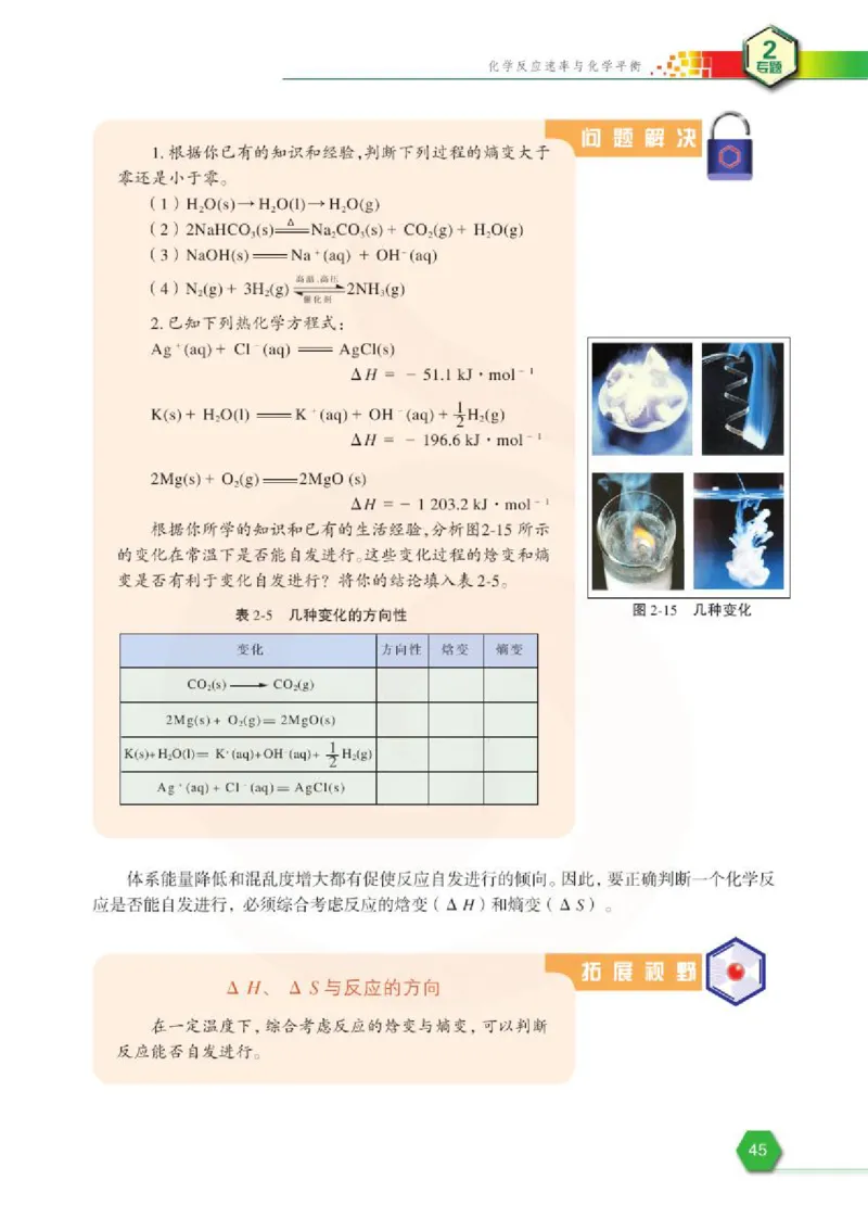 化学化学反应原理（选修）_高中课本电子全科人教版语数英政历地物化生必修选修全套课本PPT_高中课本苏教版_高中化学苏教版