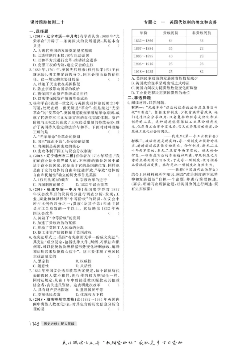 名师同步导学历史人民版必修1_名师同步导学_高中历史