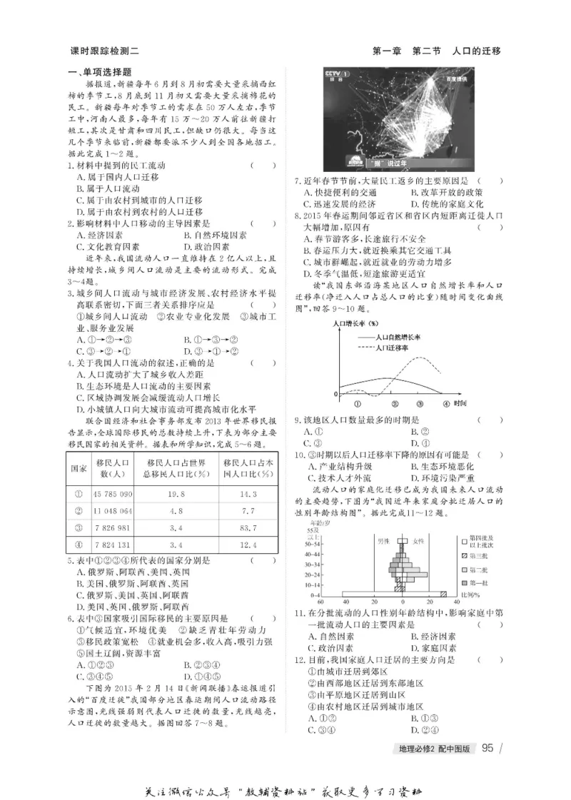 名师同步导学地理中图版必修2_名师同步导学_高中地理