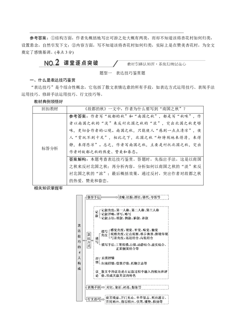 解密12中外散文阅读(讲义)-高频考点解密2021年高考语文二轮复习讲义+分层训练_01高考语文_12021年新高考资料_高频考点解密2021年高考语文二轮复习讲义+分层训练4.7更新