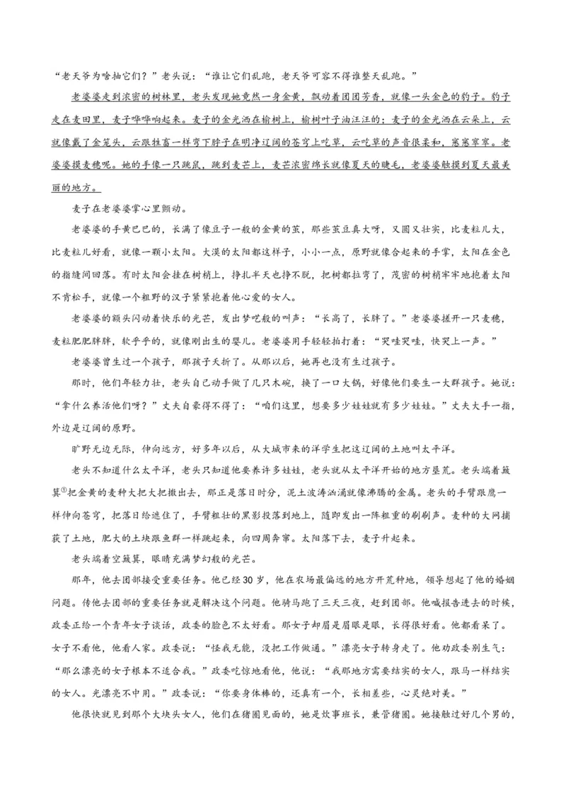 解密06文学类文本阅读小说之环境分析（讲义）（原卷版）_01高考语文_4.22024年新高考资料_2.2024二轮复习