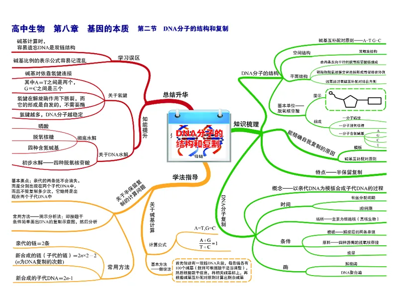 高中生物-思维导图（45图）_高中全科学习导图全套_（赠送）小学、初中、高中全科九门精品思维导图（621图）-可下载打印）