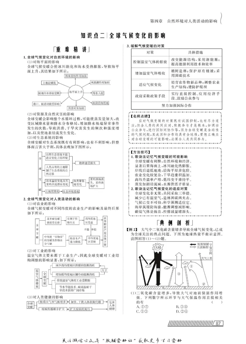 名师同步导学地理湘教版必修1_名师同步导学_高中地理