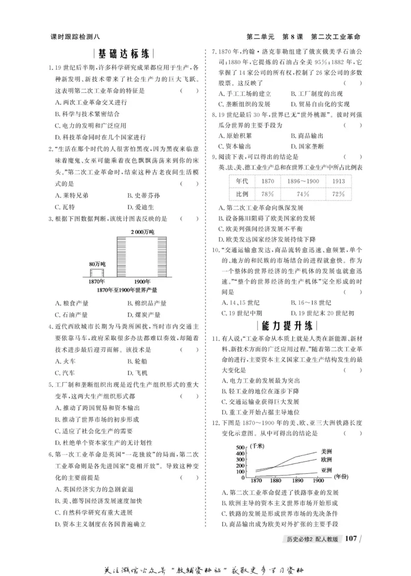 名师同步导学历史人教版必修2_名师同步导学_高中历史
