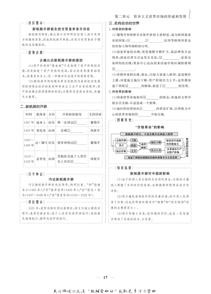 名师同步导学历史人教版必修2_名师同步导学_高中历史