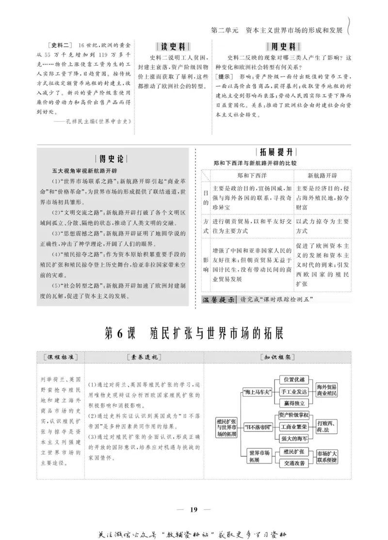 名师同步导学历史人教版必修2_名师同步导学_高中历史