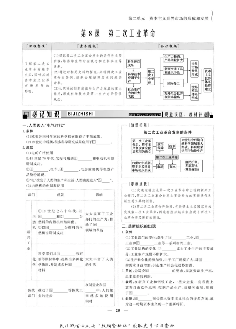名师同步导学历史人教版必修2_名师同步导学_高中历史