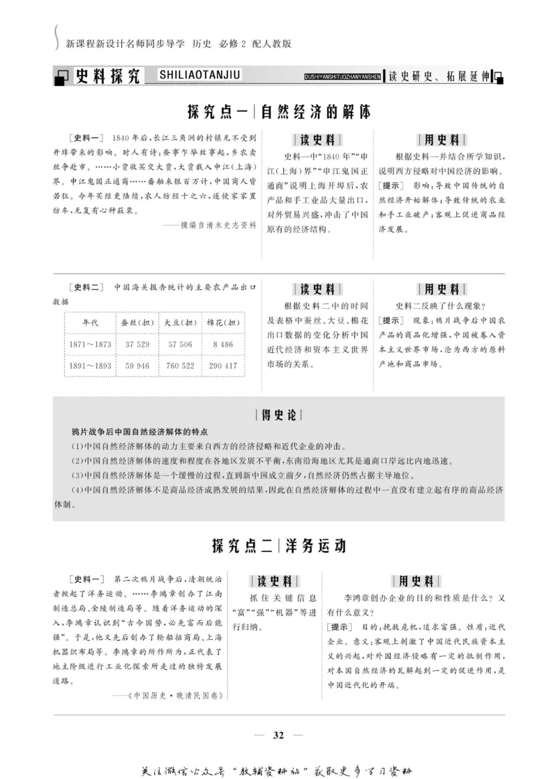 名师同步导学历史人教版必修2_名师同步导学_高中历史
