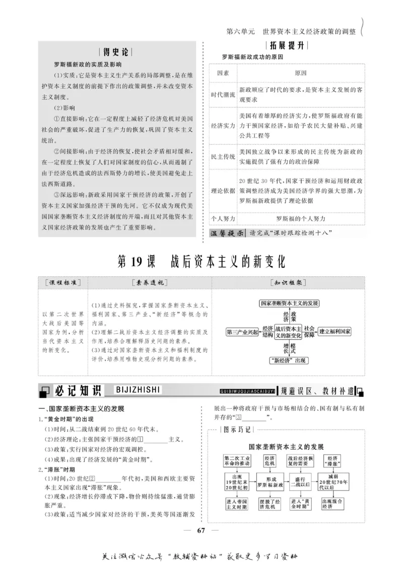 名师同步导学历史人教版必修2_名师同步导学_高中历史