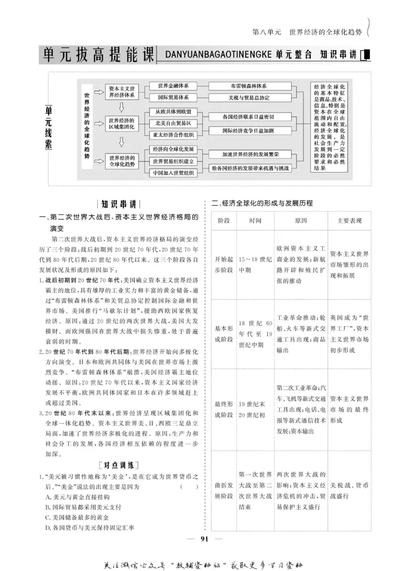 名师同步导学历史人教版必修2_名师同步导学_高中历史