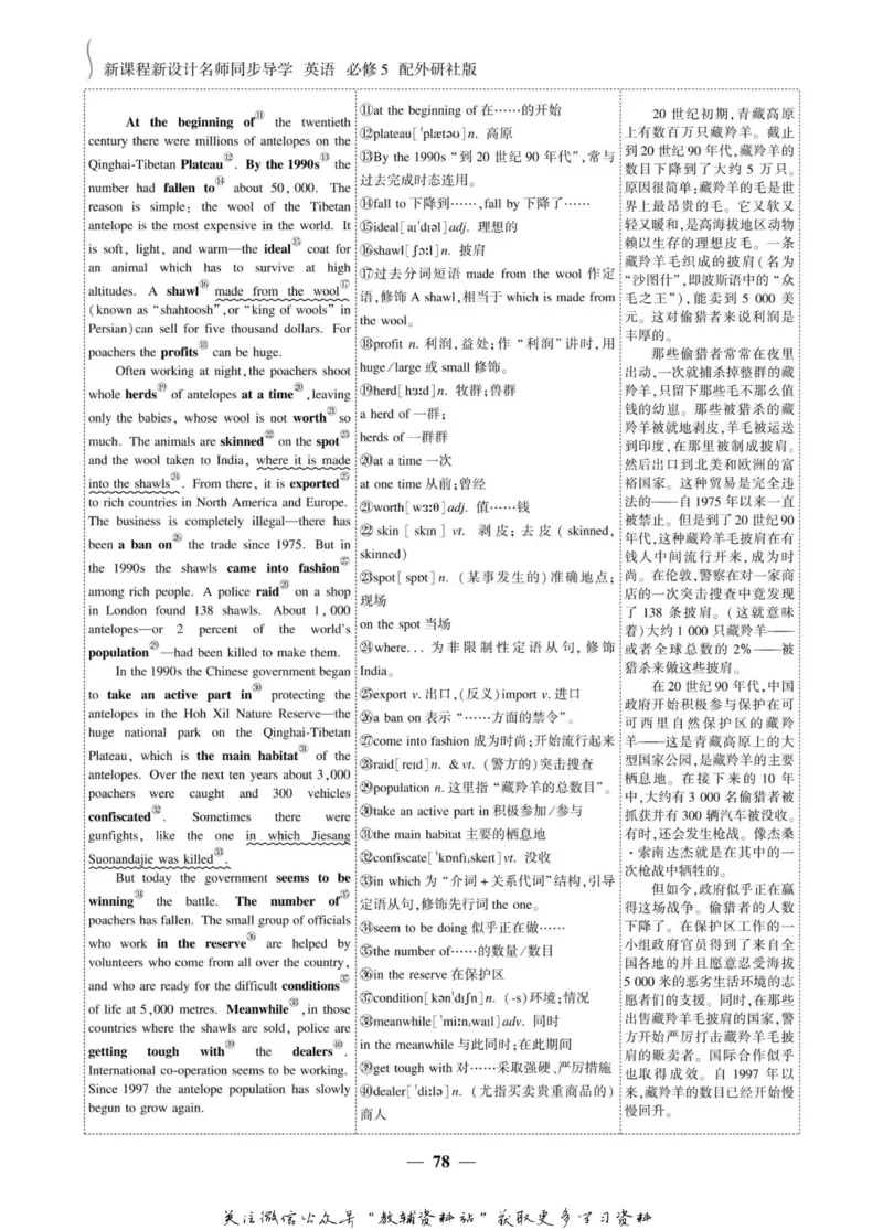 名师同步导学英语外研版必修5_名师同步导学_高中英语