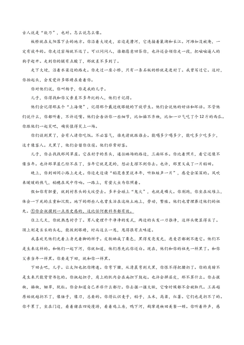 阶段性检测卷01-2024年高考语文一轮复习考点通关卷（新高考通用）（解析版）_01高考语文_4.22024年新高考资料_1.2024一轮复习_2024年高考语文一轮复习考点通关卷（新高考通用）