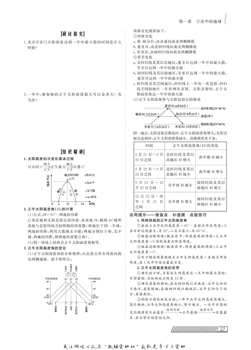 名师同步导学地理中图版必修1_名师同步导学_高中地理