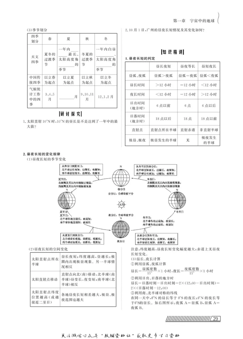 名师同步导学地理中图版必修1_名师同步导学_高中地理