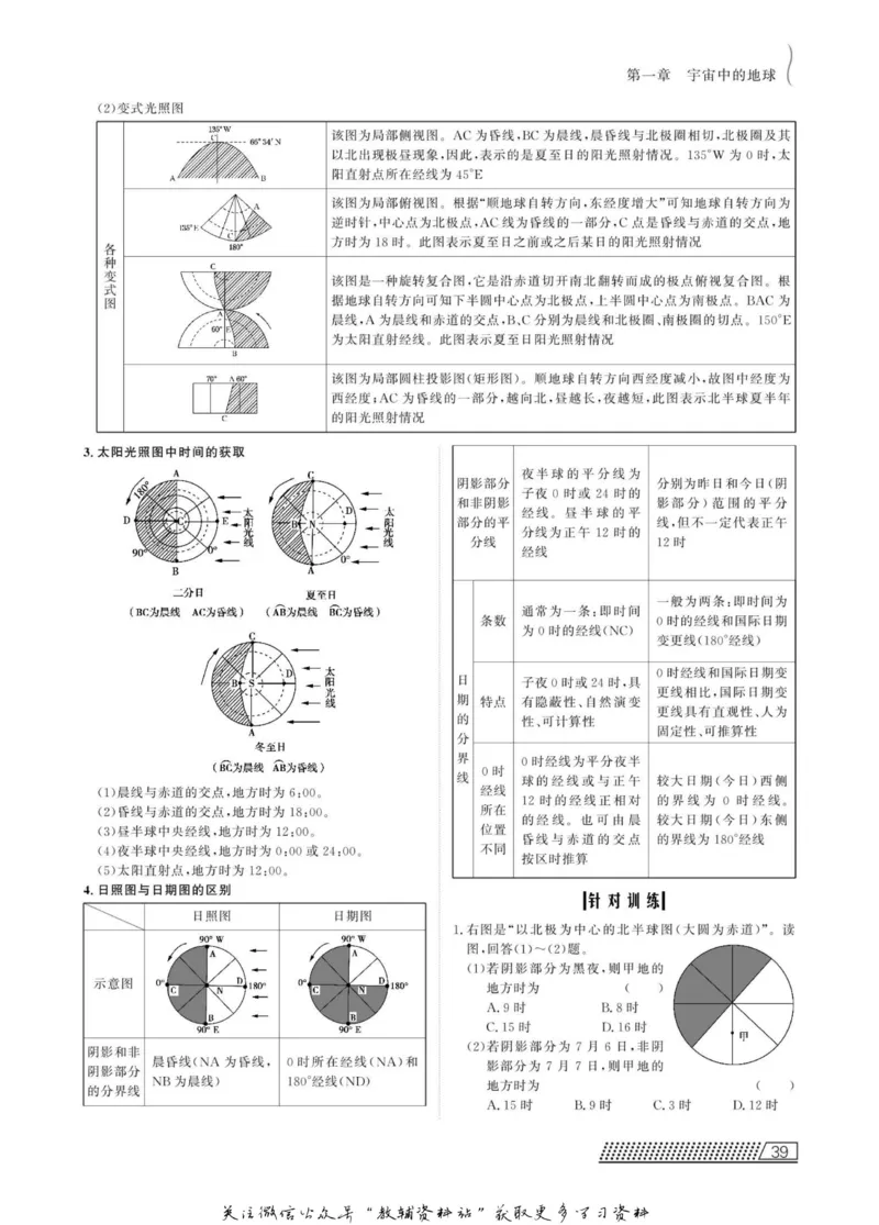 名师同步导学地理中图版必修1_名师同步导学_高中地理