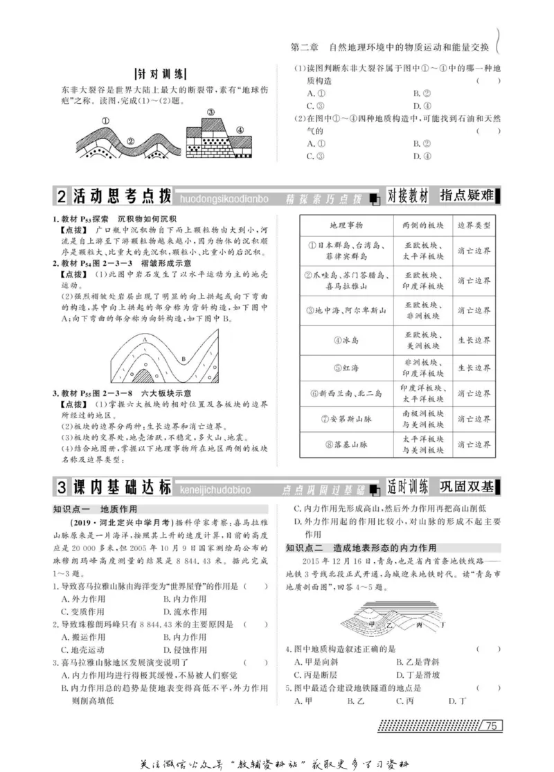 名师同步导学地理中图版必修1_名师同步导学_高中地理