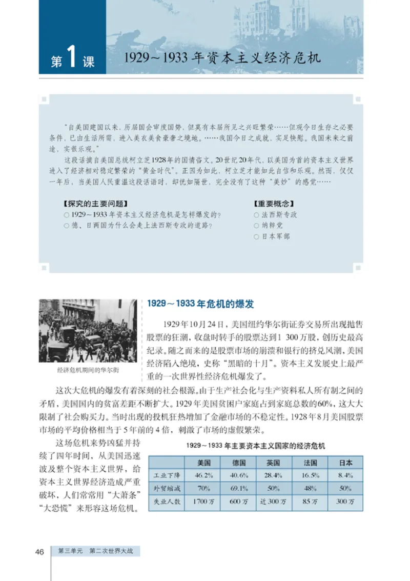 人教高中历史选修3-20世纪的战争与和平_高中课本电子全科人教版语数英政历地物化生必修选修全套课本PPT_高中历史
