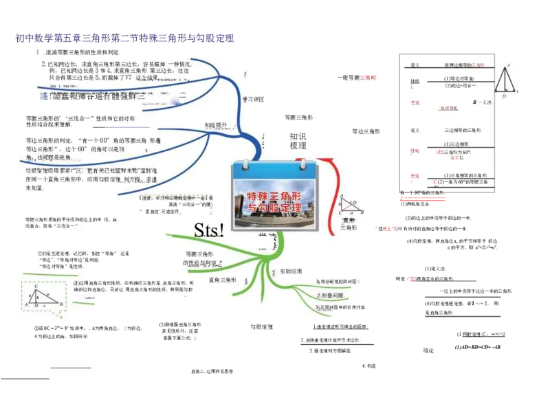 初中数学-思维导图（36图）_高中全科学习导图全套_（赠送）小学、初中、高中全科九门精品思维导图（621图）-可下载打印）