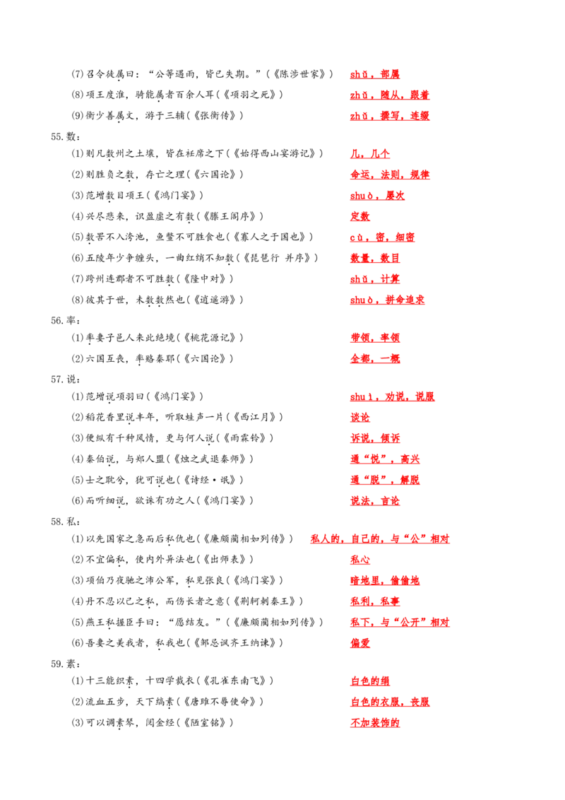 记背手册02：文言文核心知识背诵清单（90个实词、5种句式、18个虚词）-备战2025年高考语文一轮复习考点帮（天津专用）_01高考语文_52025年新高考资料_一轮复习