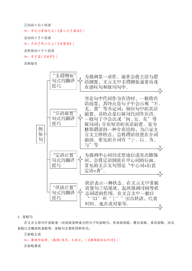 记背手册02：文言文核心知识背诵清单（90个实词、5种句式、18个虚词）-备战2025年高考语文一轮复习考点帮（天津专用）_01高考语文_52025年新高考资料_一轮复习