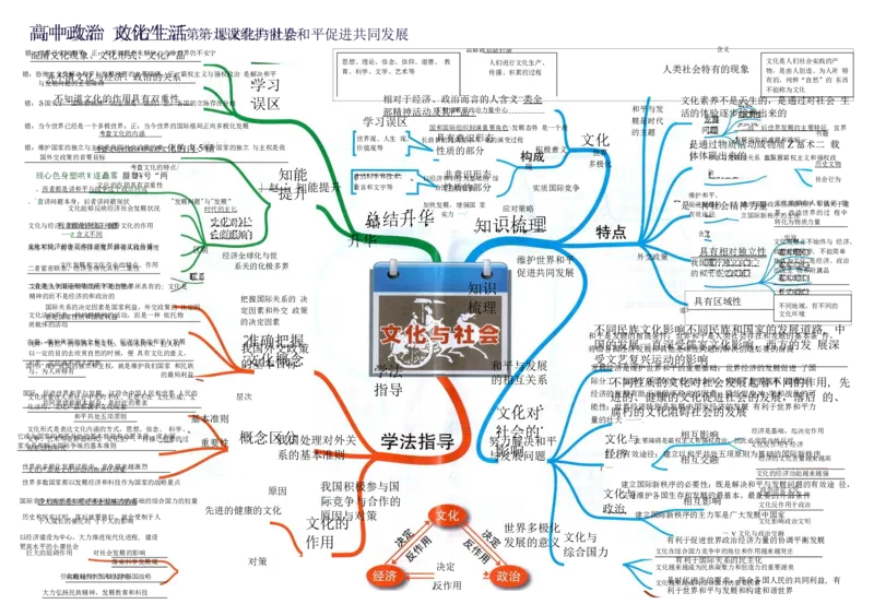 高中政治-思维导图（48图）_高中全科学习导图全套_（赠送）小学、初中、高中全科九门精品思维导图（621图）-可下载打印）