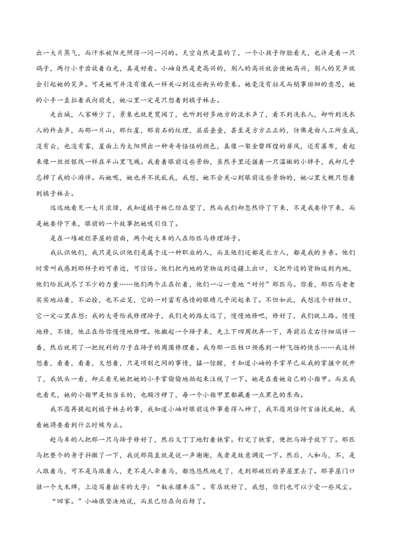 解密08文学类文本阅读小说之综合探究分析（讲义）（原卷版）_01高考语文_4.22024年新高考资料_2.2024二轮复习