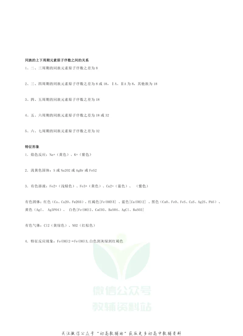 高考化学推断题归纳知识整理_高中全科精选资料包_化学精选资料包_解题技巧