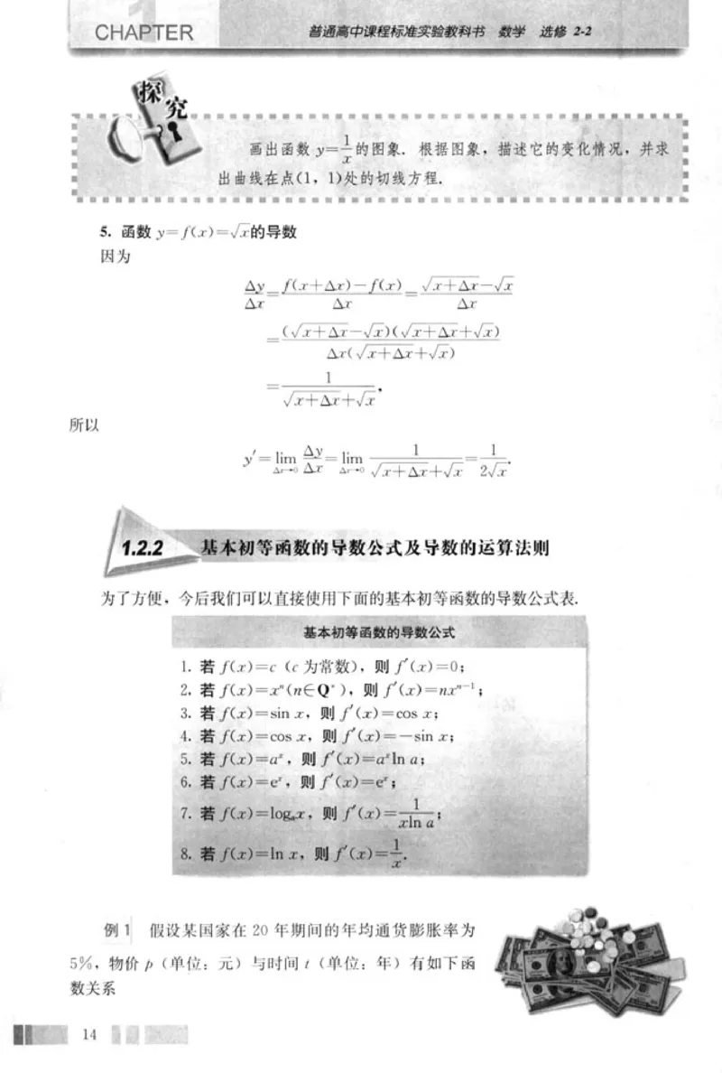高中数学A版选修2-2导数推理复数_高中课本电子全科人教版语数英政历地物化生必修选修全套课本PPT_高中数学A版