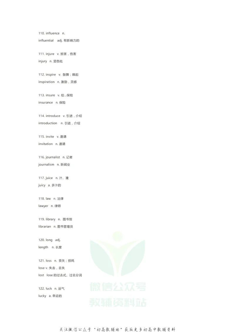 词性转换这247组重要单词变形，覆盖高中英语大小考试，考前必须过一遍！_高中全科精选资料包_英语精选资料包_资料干货