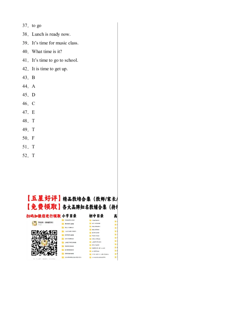 Unit2语法（知识清单）（人教PEP版）_单元复习专项-K50_2024版