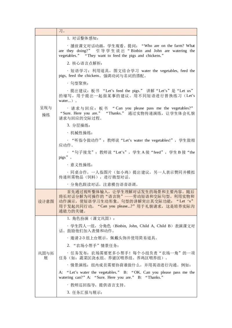 四下Unit6Onthefarm单元整体教学设计_00单元整体教学设计完整版