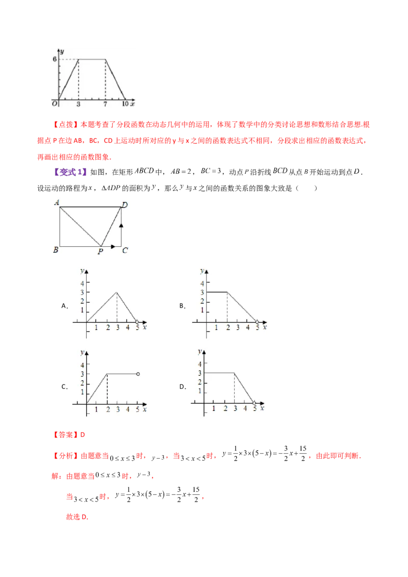 专题19.4函数的图象（知识梳理与考点分类讲解）-（人教版）_初中数学_八年级数学下册（人教版）_专题突破练习-V4